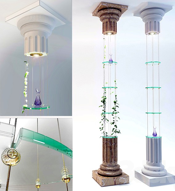Decorative column - base