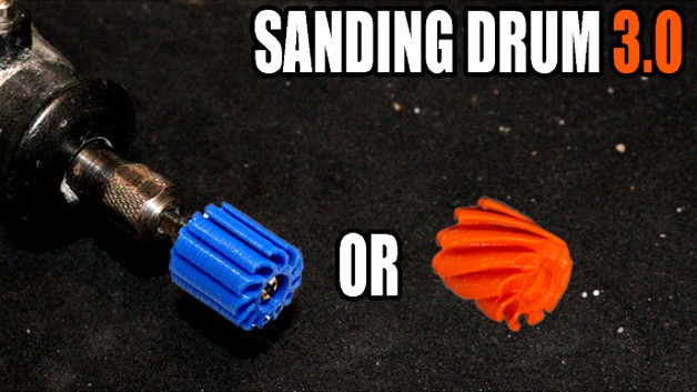 Dremel Sanding Drum 2.0 and 3.0 (helix) by PattysLab