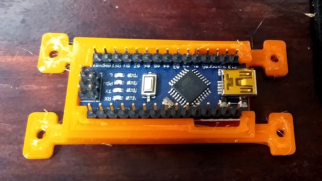 Arduino Nano - DIN Mount Plate by gandalf101