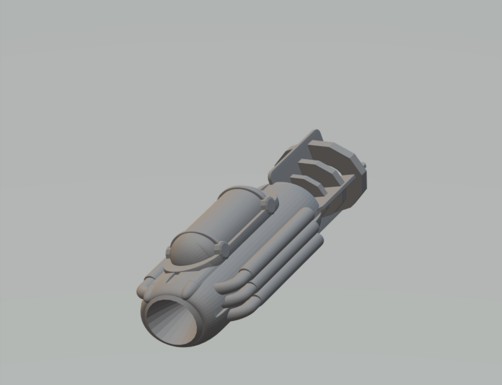 FHW: The Tick Tack (space fighter) by thefreeheathen