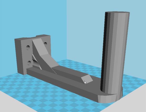 Antenna mast standoff for... antenna by dlee_maker