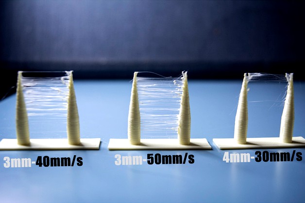 Quick Retraction Test by 3DPrintInGreece