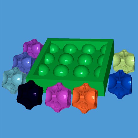 3D slide puzzle (Roll Over Puzzel) by Kacagany