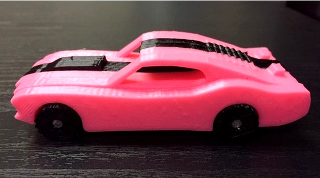 1969 Mustang for 3D printer by bamakojeff