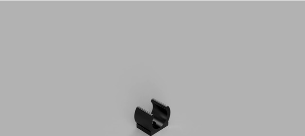 22mm Pipe clipe single center screw hole  by jordanh895
