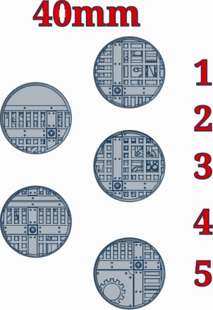 40mm bases "Walkway" by SevenUnited