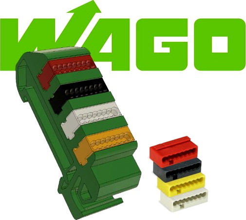 DIN Rail (Hutschiene) Clip for WAGO MICRO by EnnoGrensemann