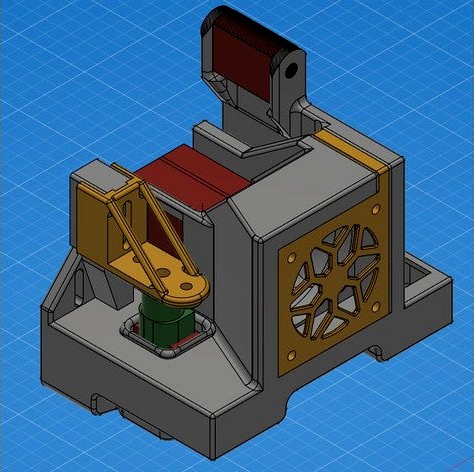 Satsana 5015 build in adjustable protected BL-Touch by BjornWeytjens