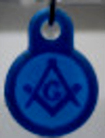 Masonic Keychain Medallion square & compass by ddubbs