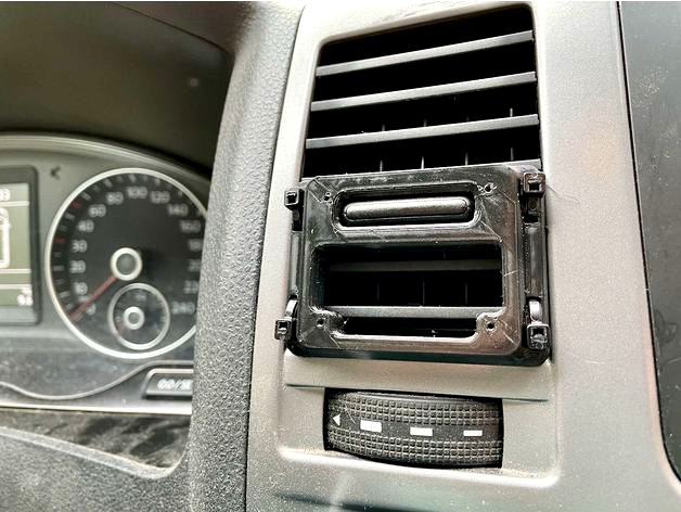 VW T5 Lüftungsgitter Grundplatte für Brodit Halterungen (Air vent Baseplate for Brodit) by fiaskogaul