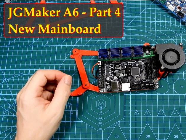 JGAurora/JGMaker A6 Mainboard Replacement STL files by DaHai8