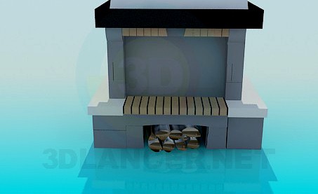 3D Model Fireplace