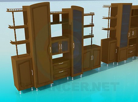 3D Model Wall unit