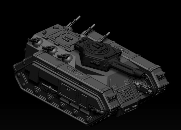 Epic scale Mechanized infantry vehicle by JahnZizka