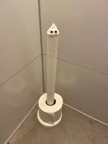 toilet roll stand  by twohandedfap
