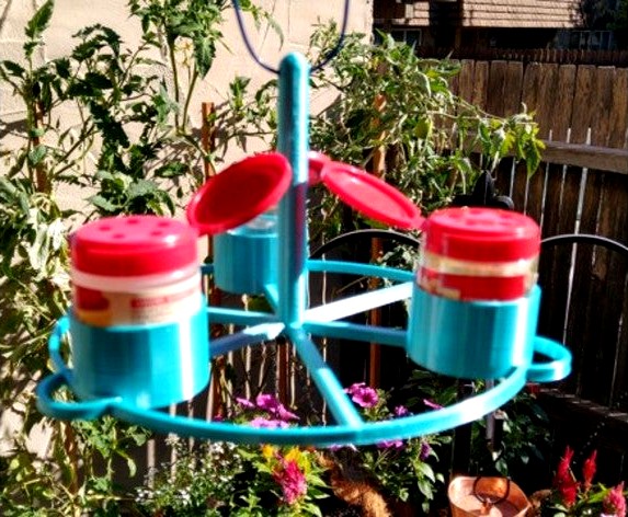 Hanging Hummingbird Feeder by justjoe1492