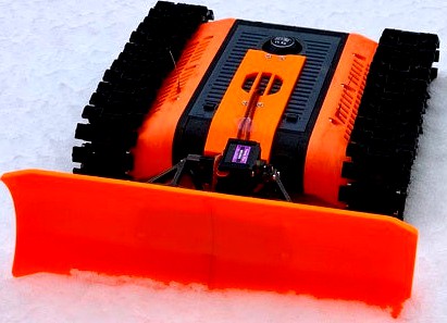 Snow Plow for FPV Rover by markus_p