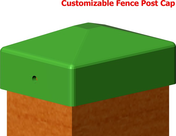 Fence Post Cap, Customizable  by Coat