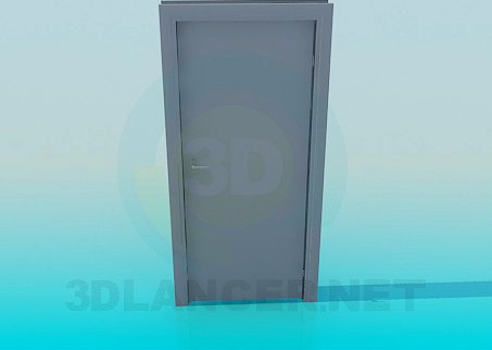 3D Model Door with handle