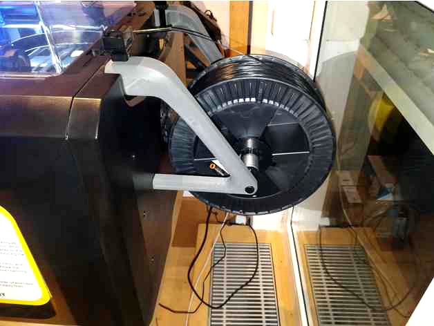 Qidi X-Plus Piggyback Large Spool Holder by El_Bartron