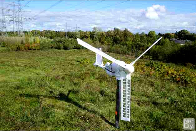 WinDIY - A (mostly) 3D printable wind-turbine by Nerdiy model