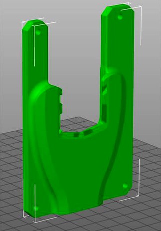 Qidi X-Plus/Max BMG-Mod Part Cooling Plate by El_Bartron