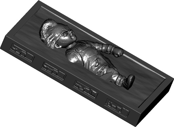 Carbonite Encased Chucky w/ Optional Control Panels and 2 Stands by ToaKamate