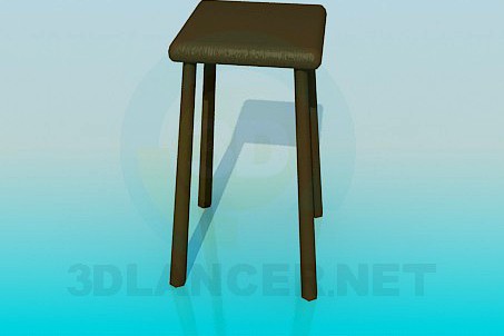 3D Model High stool