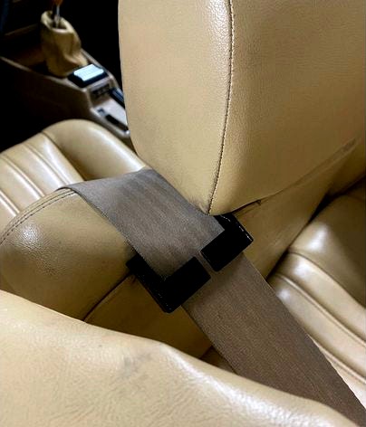 Fiat Spider Seatbelt Guides by kartcrg