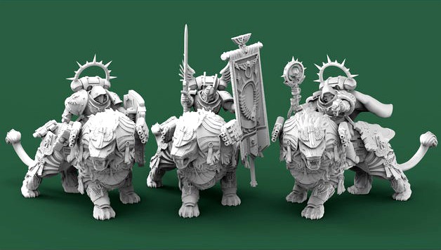 Angelic Lion Knights by AtlanForge