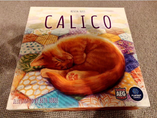 Calico - Boardgame Insert/Organiser by jgrg1