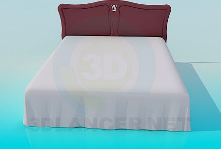 3D Model King size bed