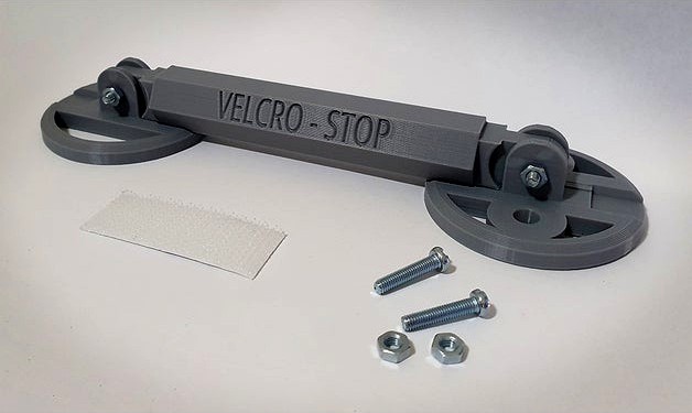 Velcro-Stop Door Stop by AxionTheHusky