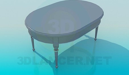 3D Model Interior table