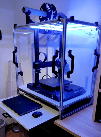 Transparent Printercase for Artillery Sidewinder X1 by transwarp2010