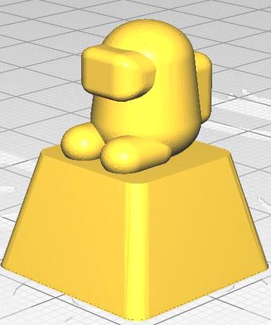 Among Us Keycap V2 by Biowolf393