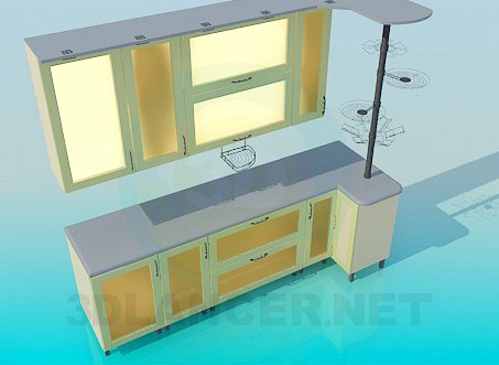 3D Model Furniture for kitchen