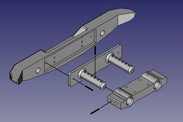 RC Crawler Bumper Mount Kit by WrenchToDrive