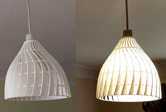 Ripple Lamp Shade by polyart