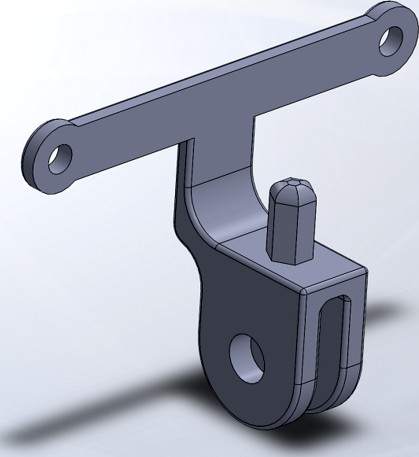 Intel Realsense D435 Gopro mounting bracket by ddudas