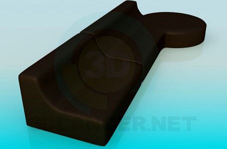 3D Model Strict sofa