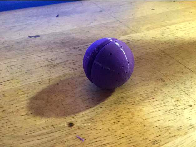 Refillable and Unscrewable Catnip Ball Cat Toy by Andrew_The_Abomination
