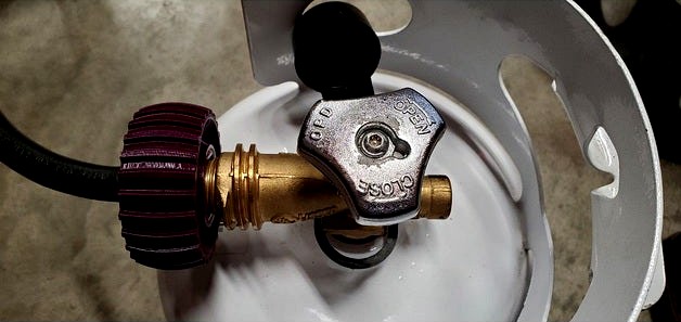 Propane Tank Fitting Knob by PeterBrit