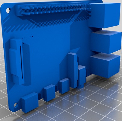 Raspberry Pi 4 3D Model for Case development by OculusQuest