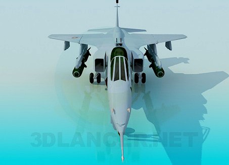 3D Model Jaguar Fighter