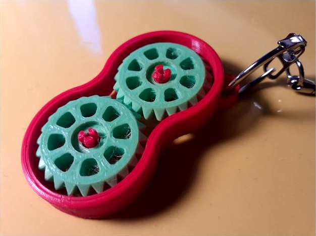 Gear Keychain ! Porte-clef Engrenage ! by toto_28