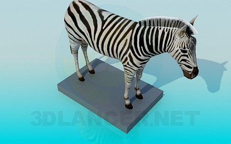 3D Model Zebra