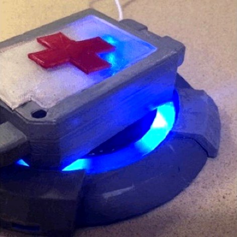 Overwatch Medkit phone charger and medicine box by unixbigot