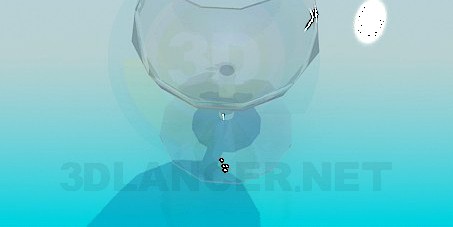 3D Model A glass of brandy