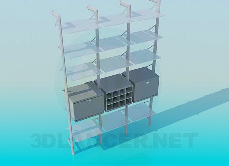 3D Model Rack